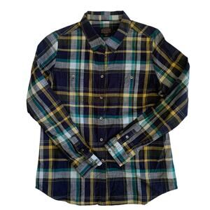 Pendlenton Men's Size M Long Sleeve Button Up Plaid Pocket Collared Shirt